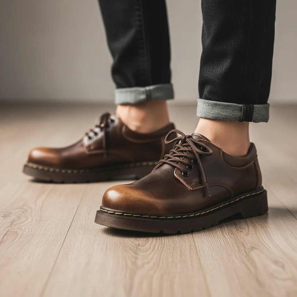 Gerald | Men's Vegan Leather Lace-Up Shoes 1
