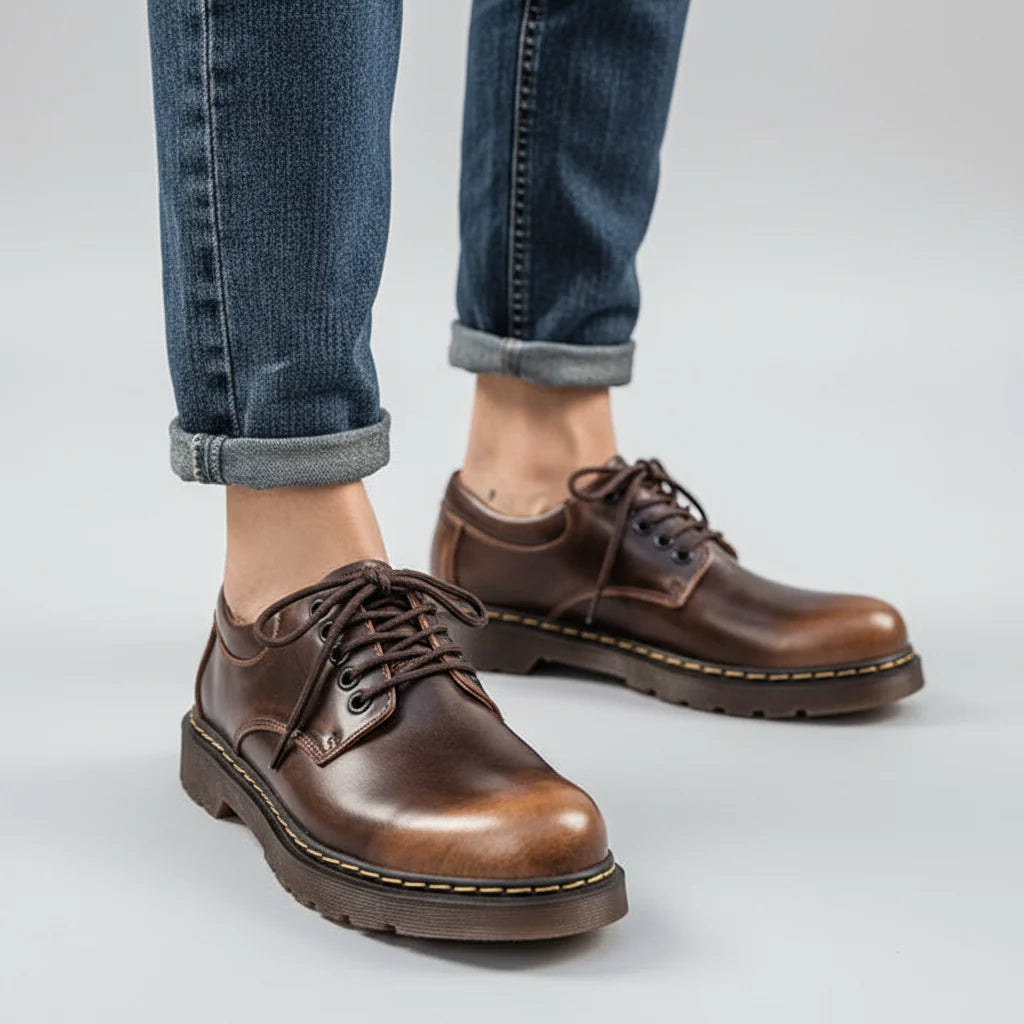 Gerald | Men's Vegan Leather Lace-Up Shoes 2