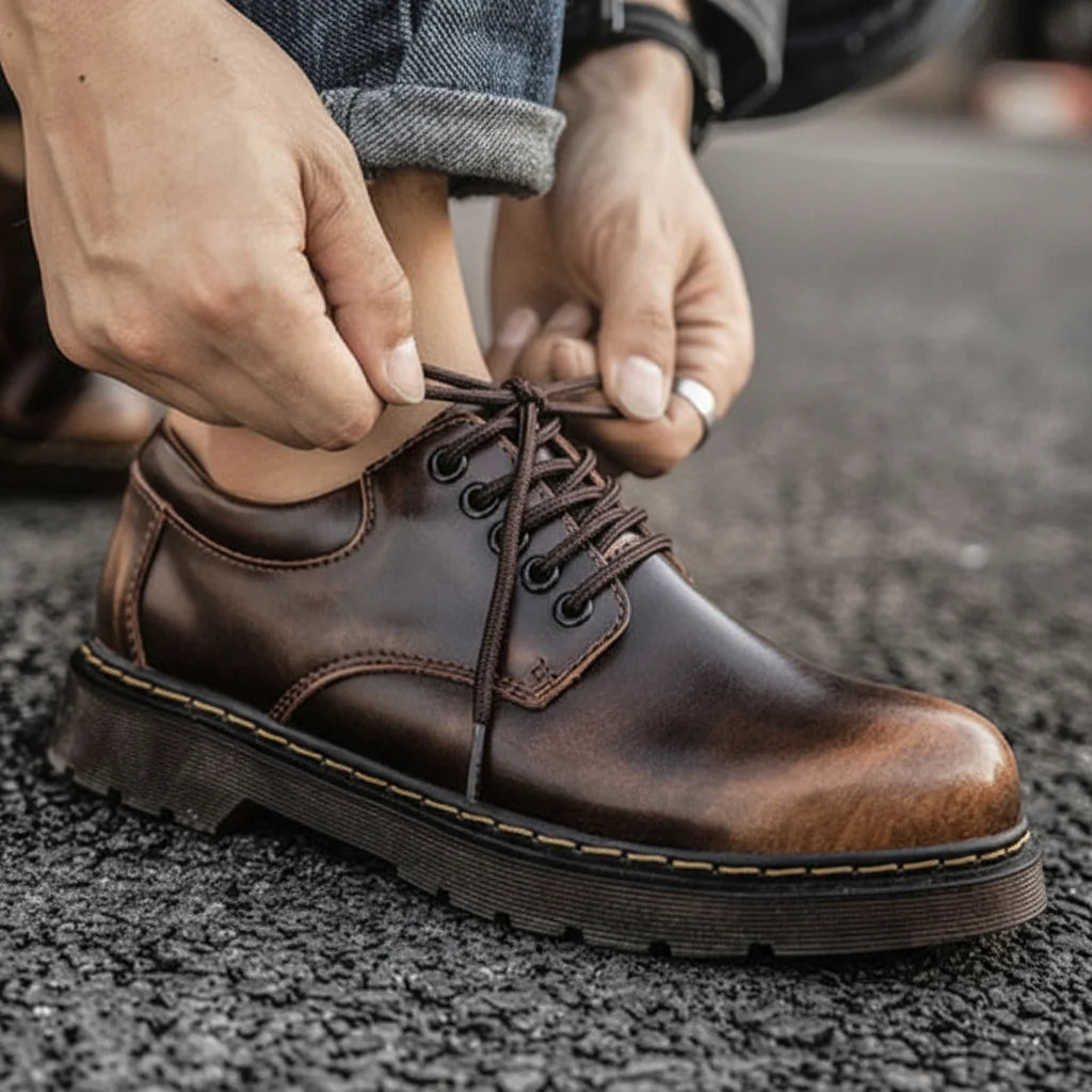 Gerald | Men's Vegan Leather Lace-Up Shoes 3
