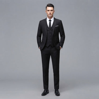 Leon | Men's Slim Fit Three-Piece Suit