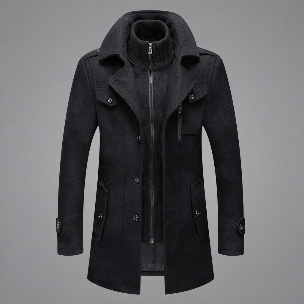 Milan | Men's Double Collar Slim Fit Jacket