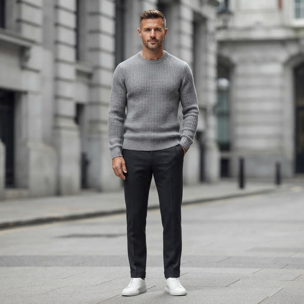 Norbert | Men's Quilted Sweater