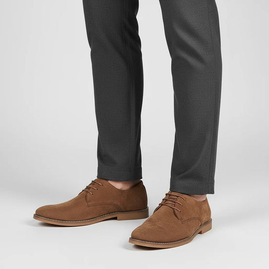 Xavier | Men's Oxford Shoes Vegan Suede Lace-Up 0