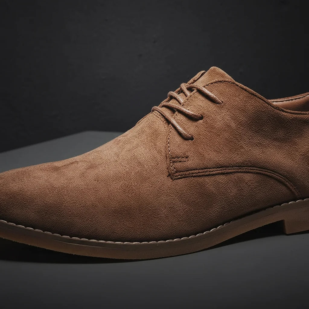 Xavier | Men's Oxford Shoes Vegan Suede Lace-Up 3