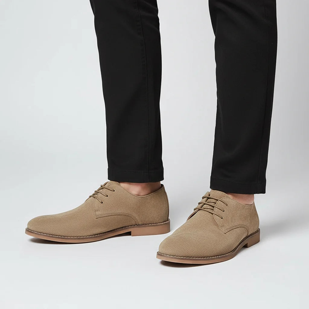 Xavier | Men's Oxford Shoes Vegan Suede Lace-Up 4