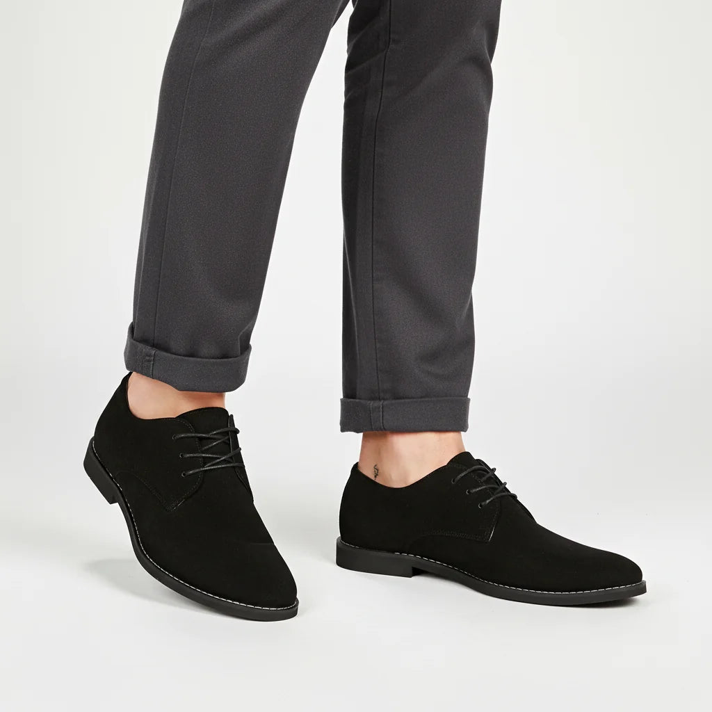 Xavier | Men's Oxford Shoes Vegan Suede Lace-Up 5